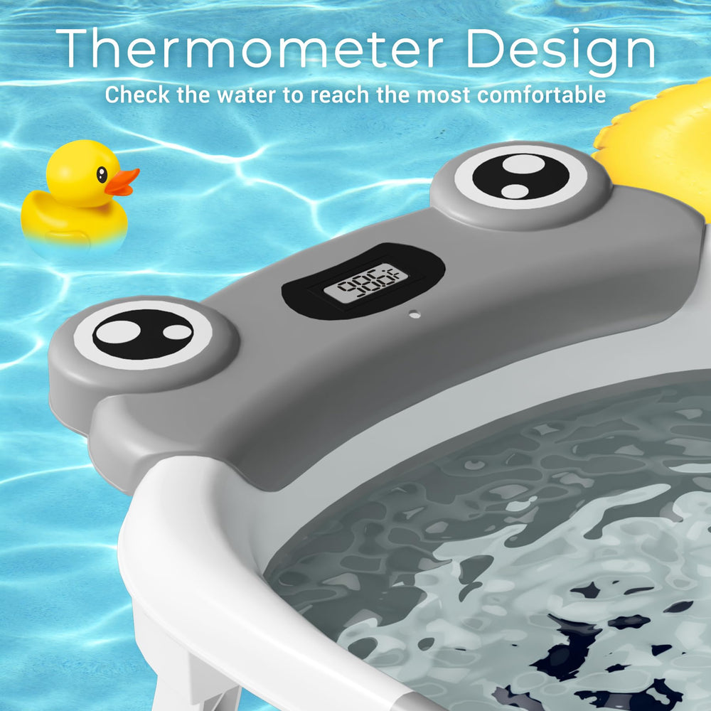 Bunwag Baby Bathtub PP+TPE materials are odorless and baby-friendly