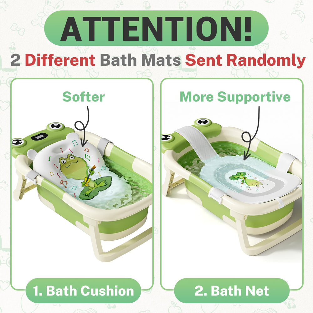 Bunwag baby bathtub soft-cushion provides comfortable head and neck support during baths.