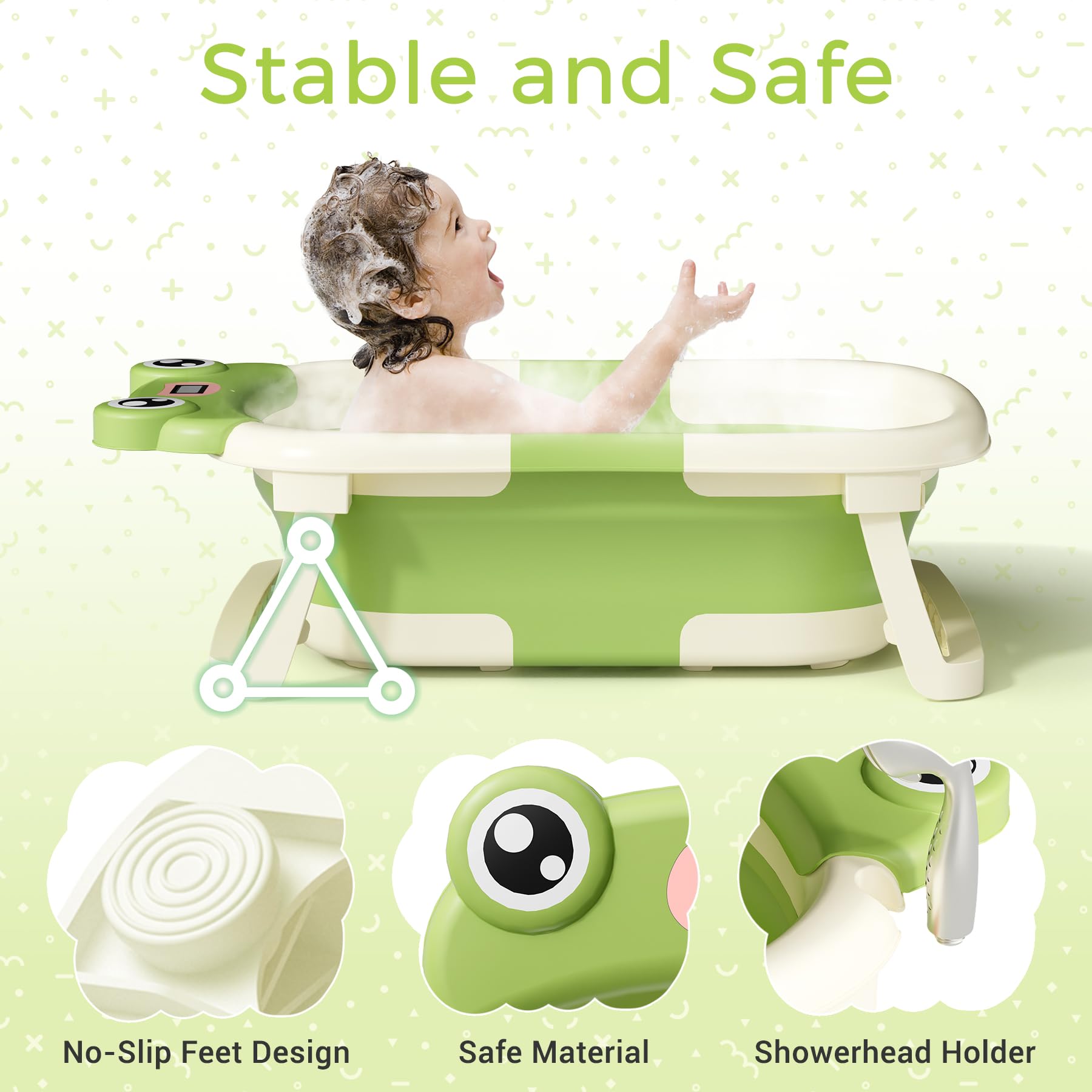 Bunwag collapsible-travel-bath highlights portable design for on-the-go bathing.