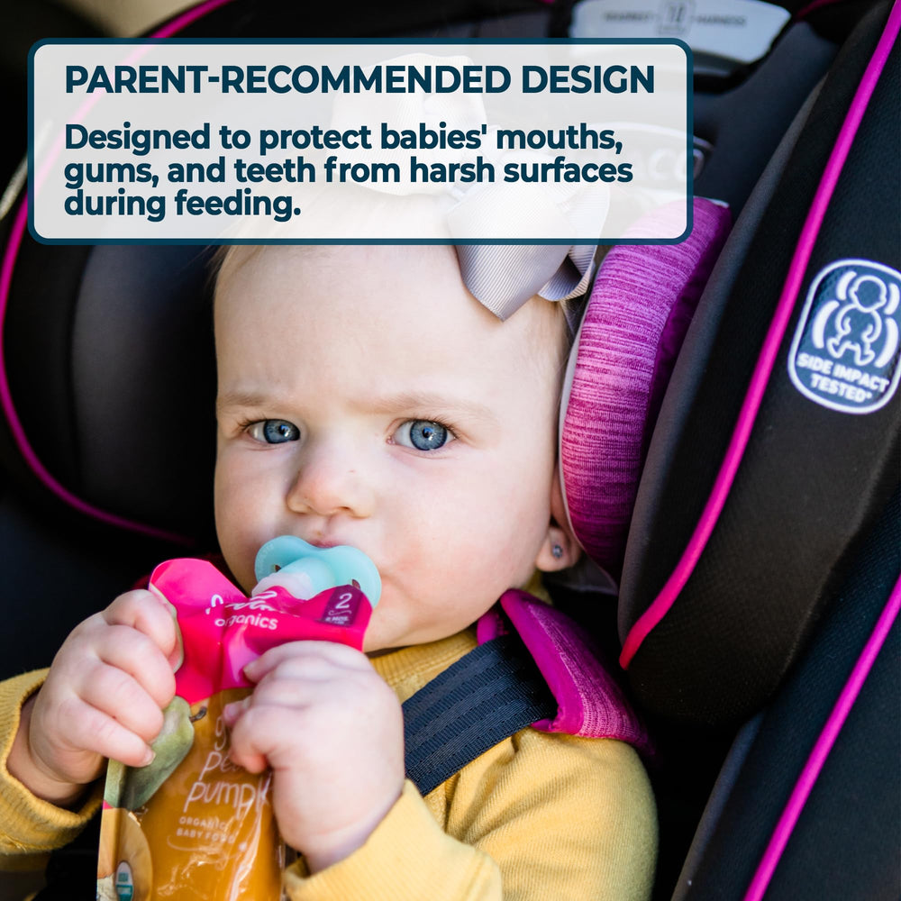 Buon Bambini Soft Sip topper with chunky meals and gentle gums