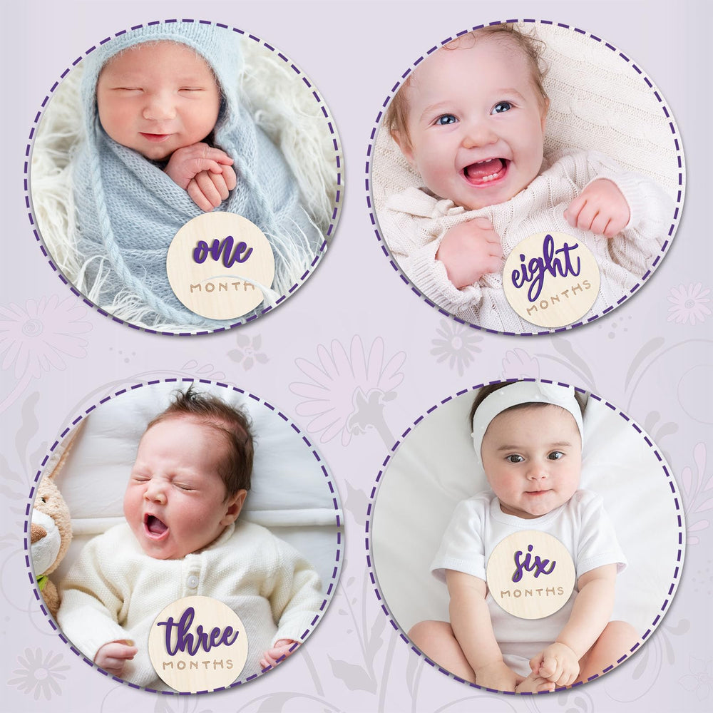 Burbell discs pair with wall or shelf displays in nursery decor