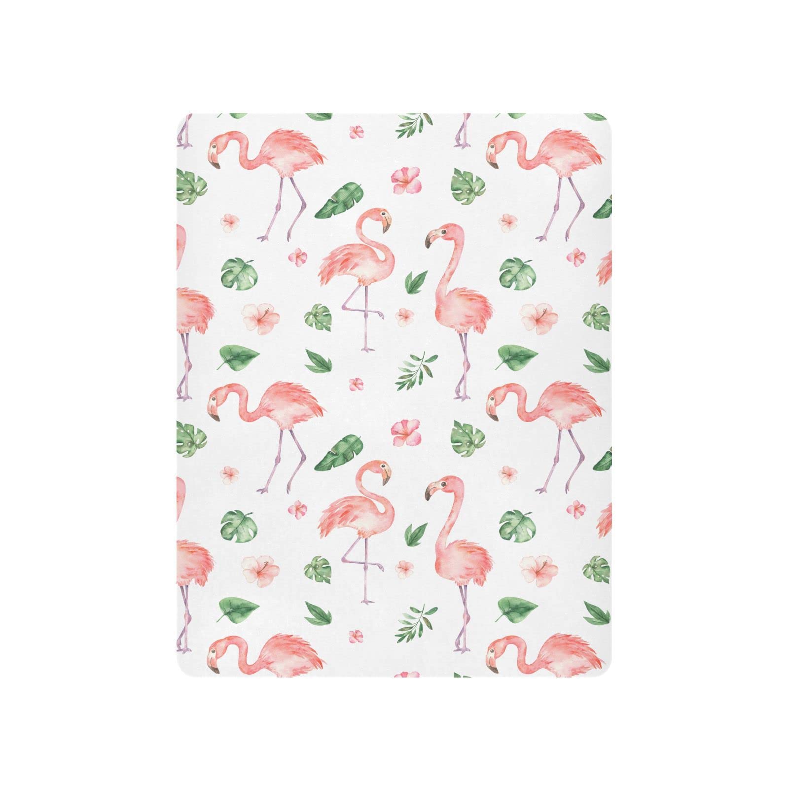Burbuja Flamingos crib sheet features soft fabric for baby's sensitive skin and cozy naps.