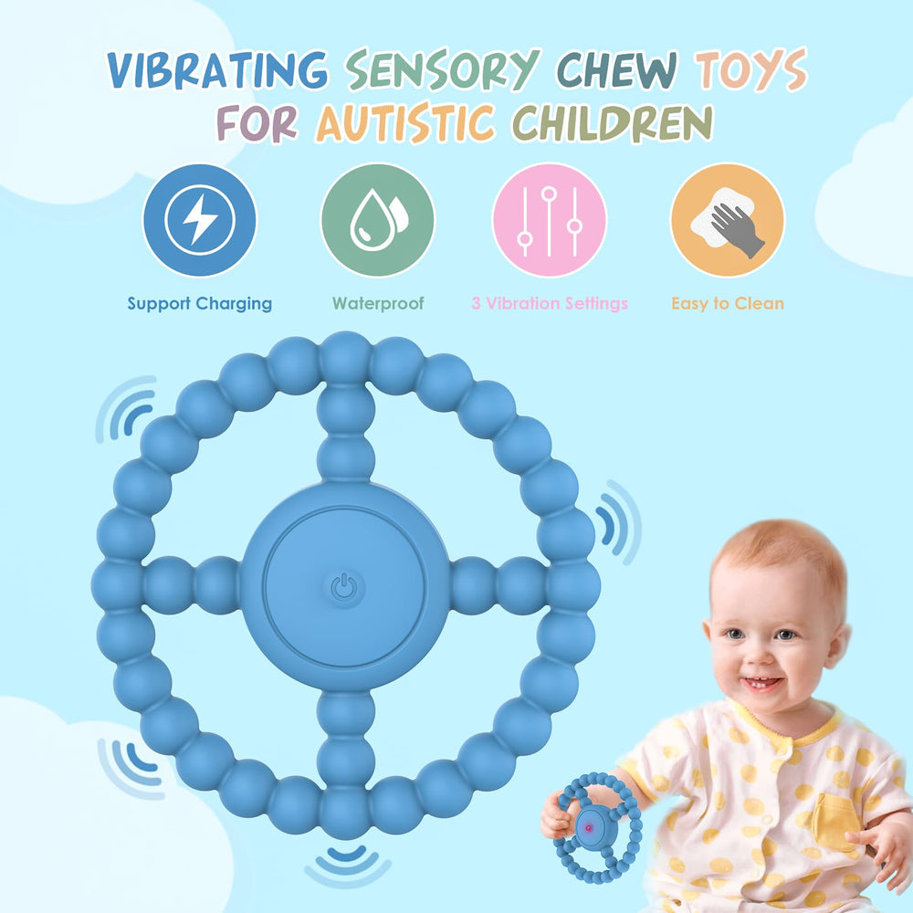 B.urHero silicone teether close-up highlights safe, BPA-free material for soothing gum relief.