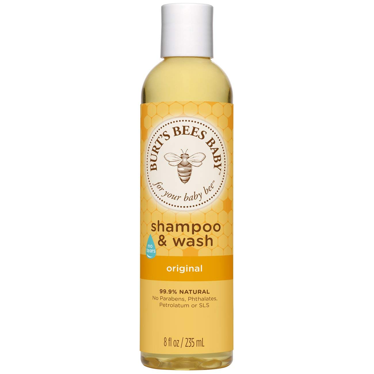 Burt's Bees Baby Bee Original Shampoo & Wash pack of 3 bottles; gentle cleanse for baby skin