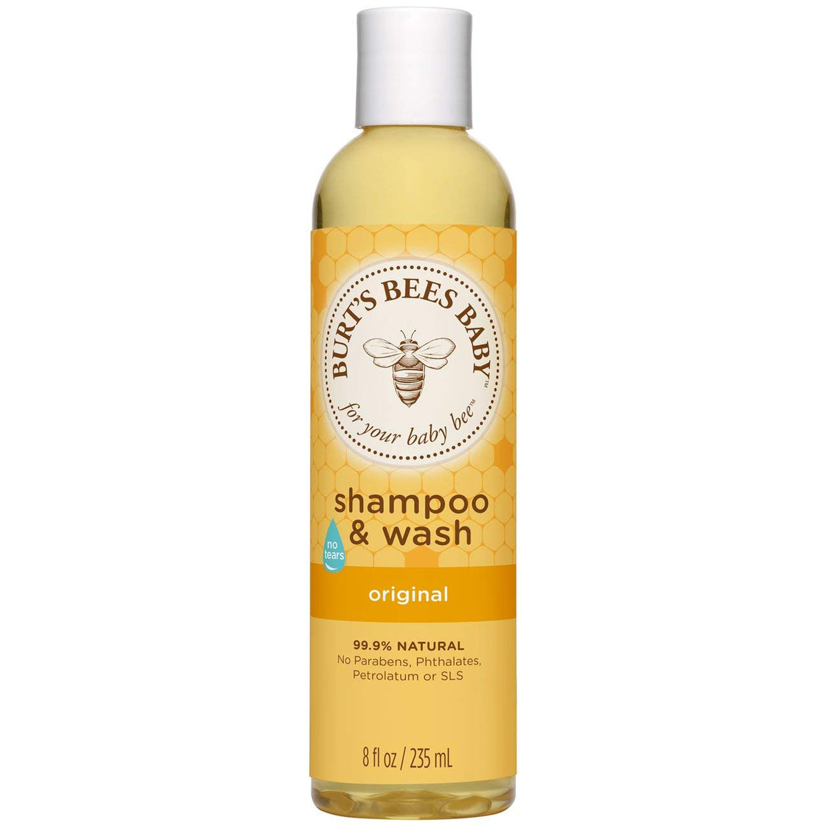 Burt's Bees Baby Bee Original Shampoo & Wash pack of 3 bottles; gentle cleanse for baby skin