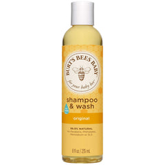 Burt's Bees Baby Bee Original Shampoo & Wash pack of 3 bottles; gentle cleanse for baby skin