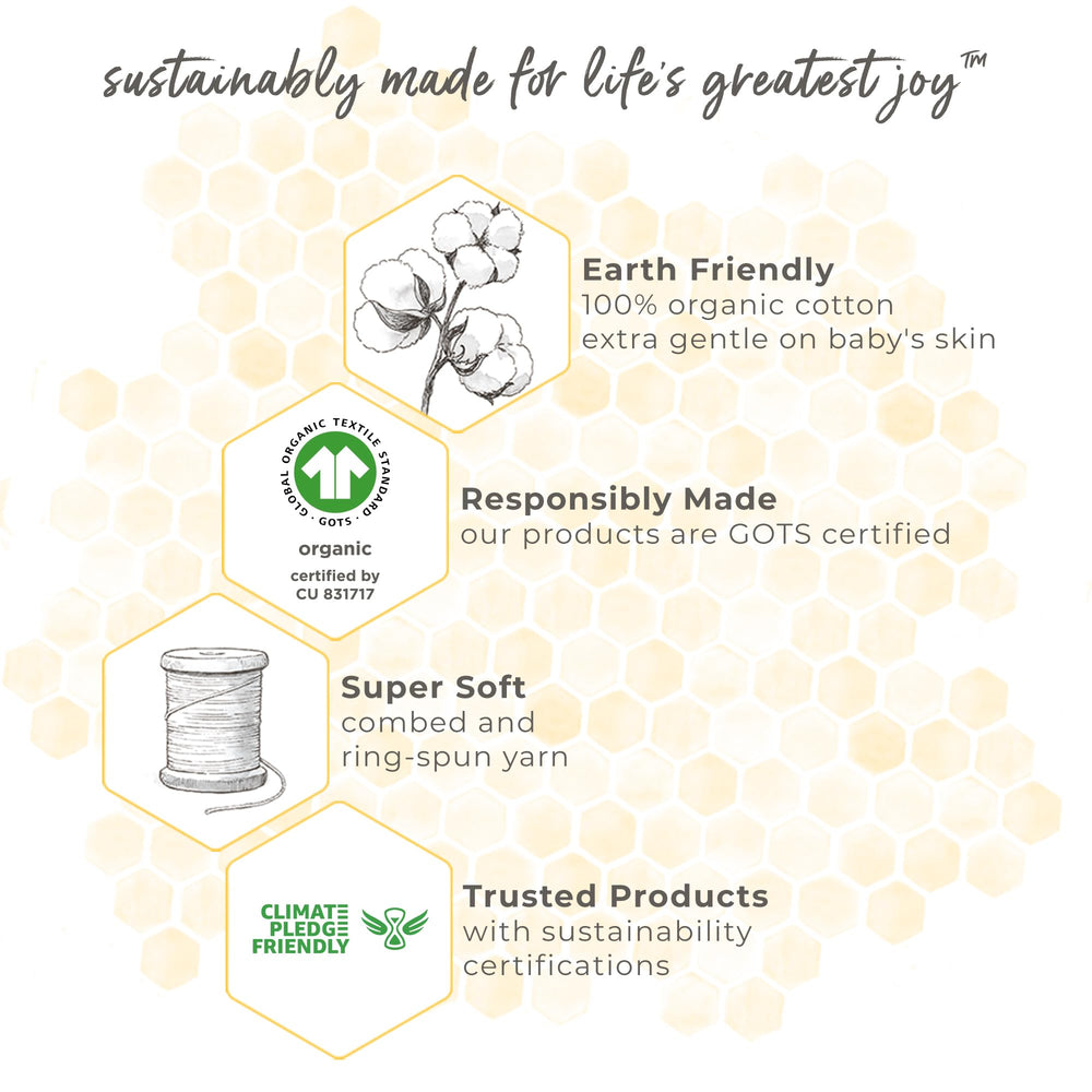 Burt's Bees Baby Bibs machine washable design ensures lasting softness and easy cleanup.