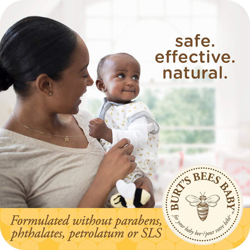 Burt's Bees Baby chlorine-free wipes offer ultra-soft, cloth-like texture for comfortable cleans.