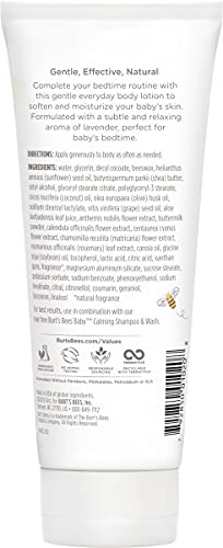 Burt's Bees Baby Nourishing Lotion shea butter application on baby arm