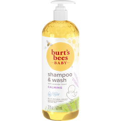 Burt's Bees Baby Shampoo Lavender tear-free formula for gentle bath time.