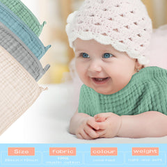 Buryeah Burp Cloths foldable-multiuse doubles as washcloths