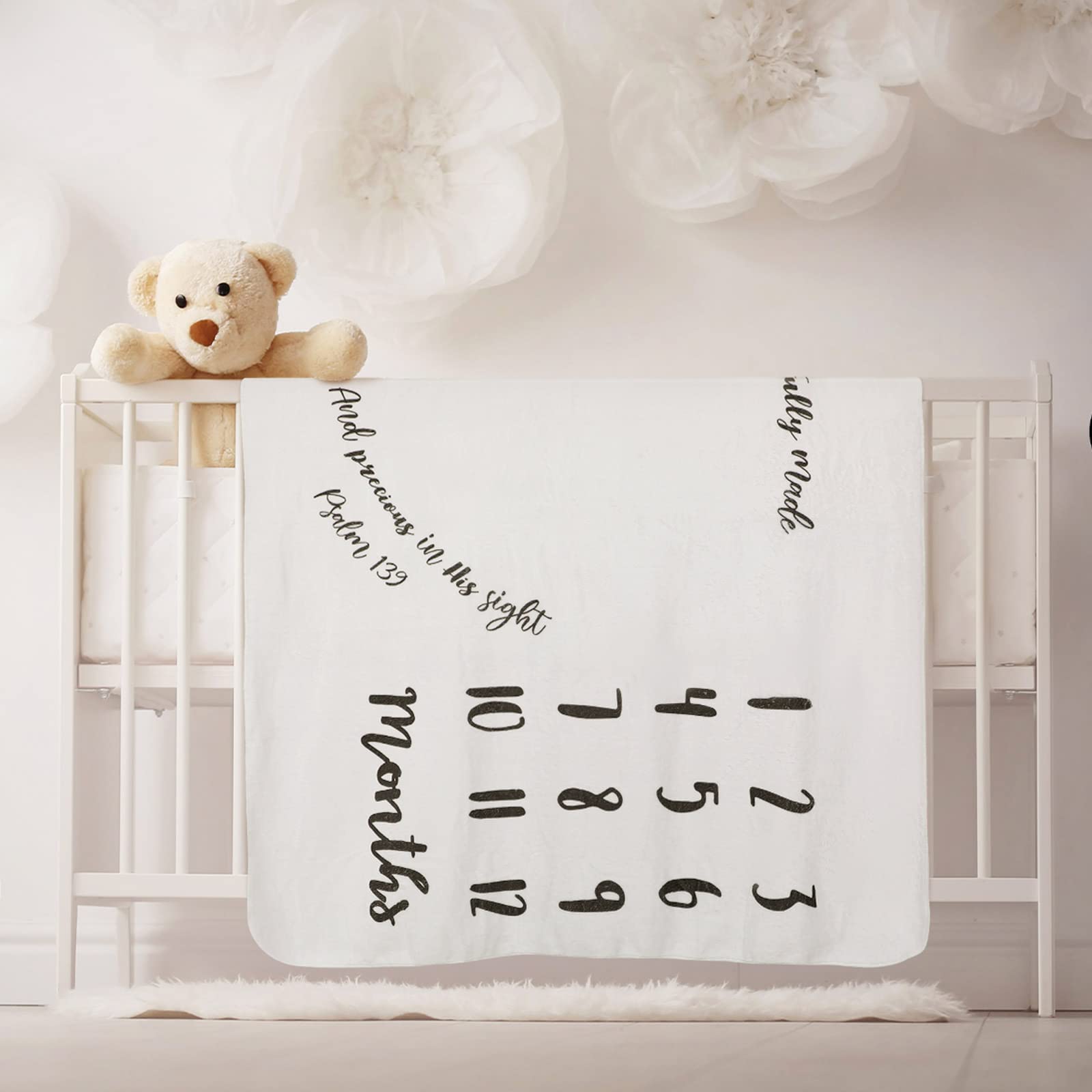 Buryeah growth chart felt frame with milestone marker for keepsake photos
