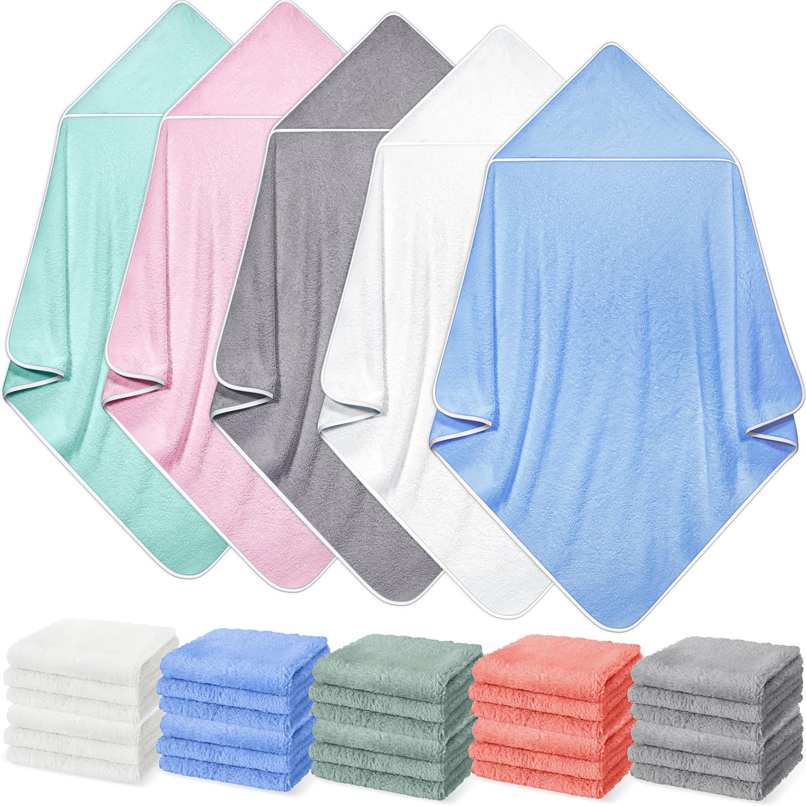 Buryeah hooded towel 30x30 for newborns delivers cozy, quick-dry post-bath warmth.