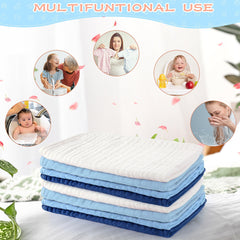 Buryeah burp cloths six-layer closeup highlights high absorbency for spills