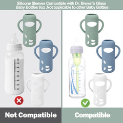 BUSOHA sleeve with handle design for easier grip on bottles.