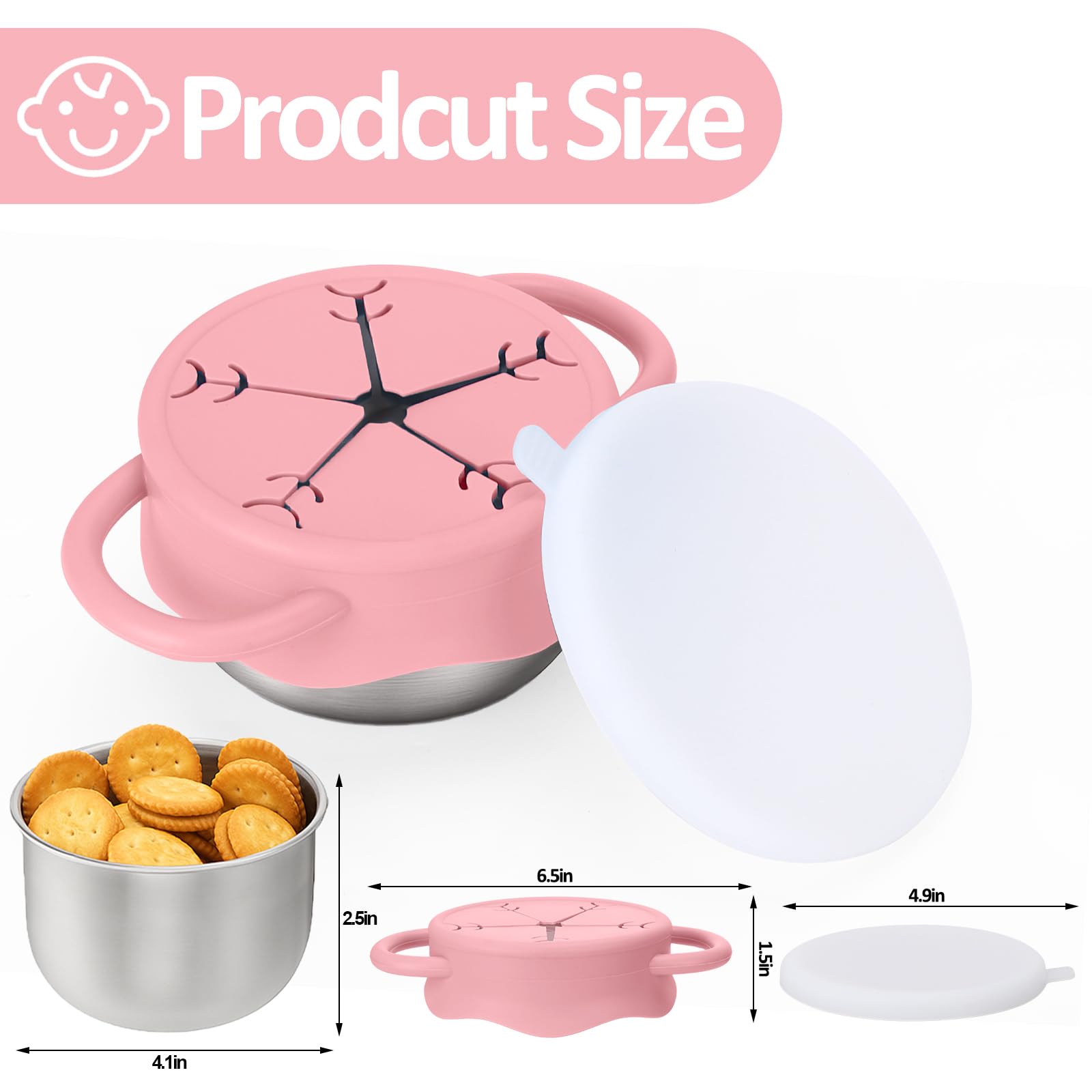 BUSOHA silicone catcher and lid illustrates spill protection on cups