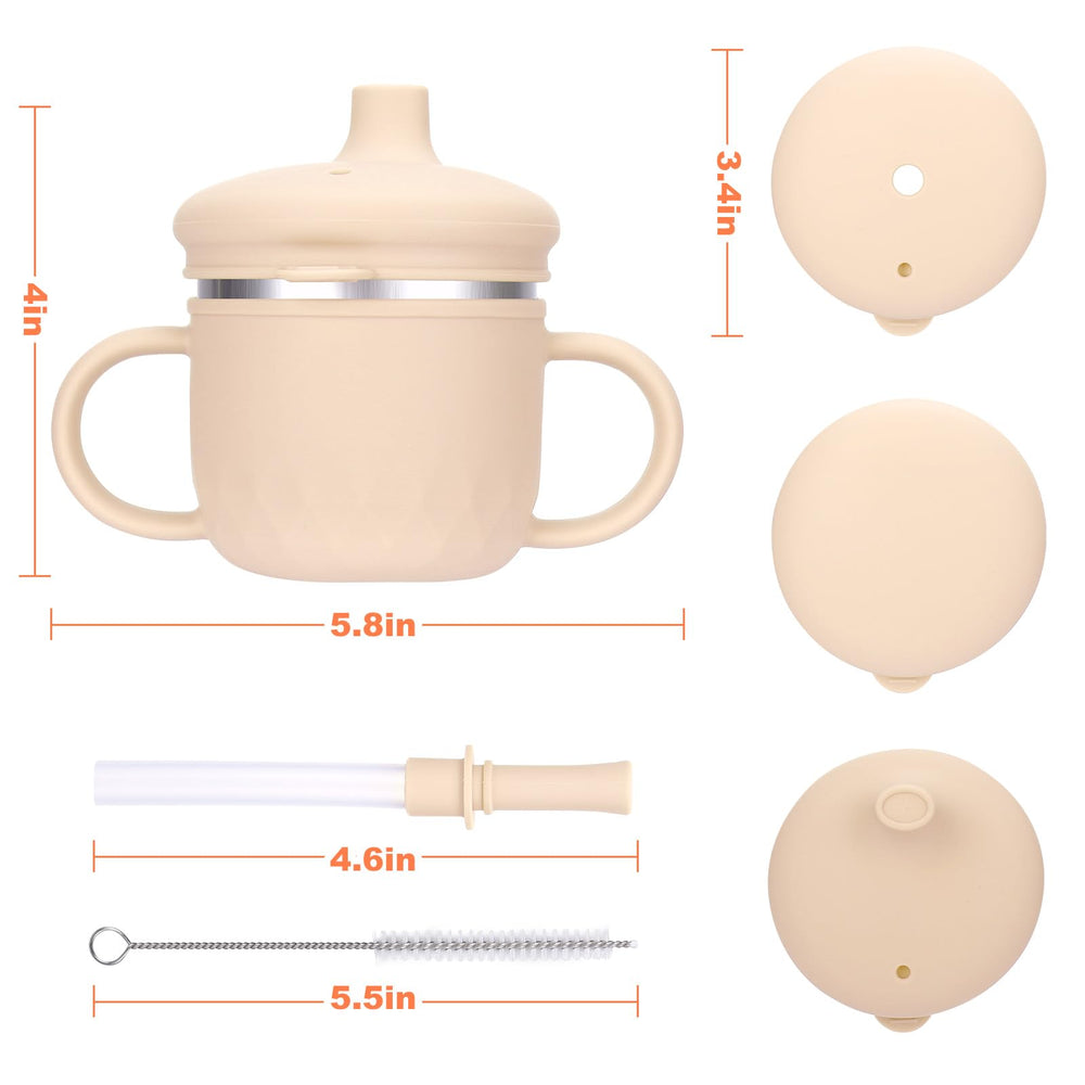 BUSOHA-spill-proof-toddler-cup highlights mess reduction during travel and daily activities