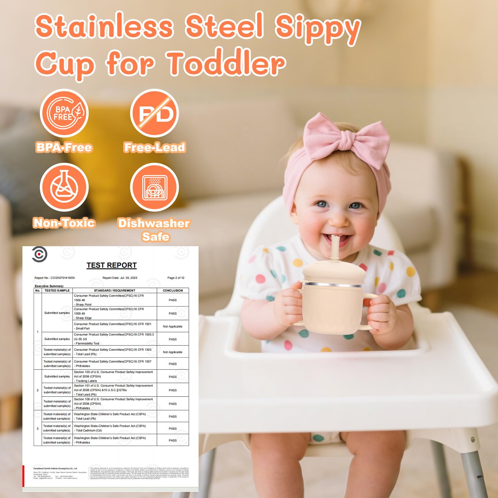 BUSOHA-stainless-steel-body-beige emphasizes durable construction for active kids