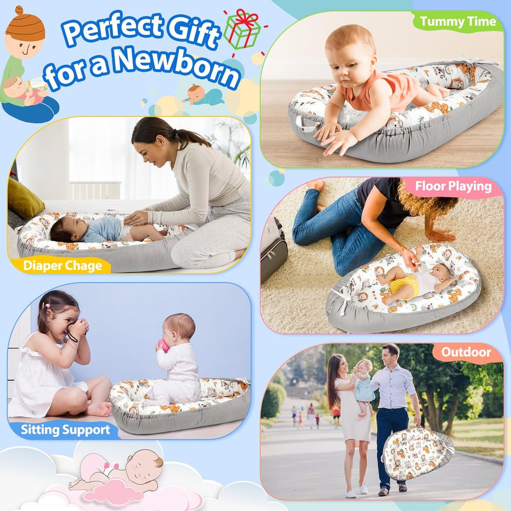 BUTOA Baby Lounger machine washable cover for quick cleanup
