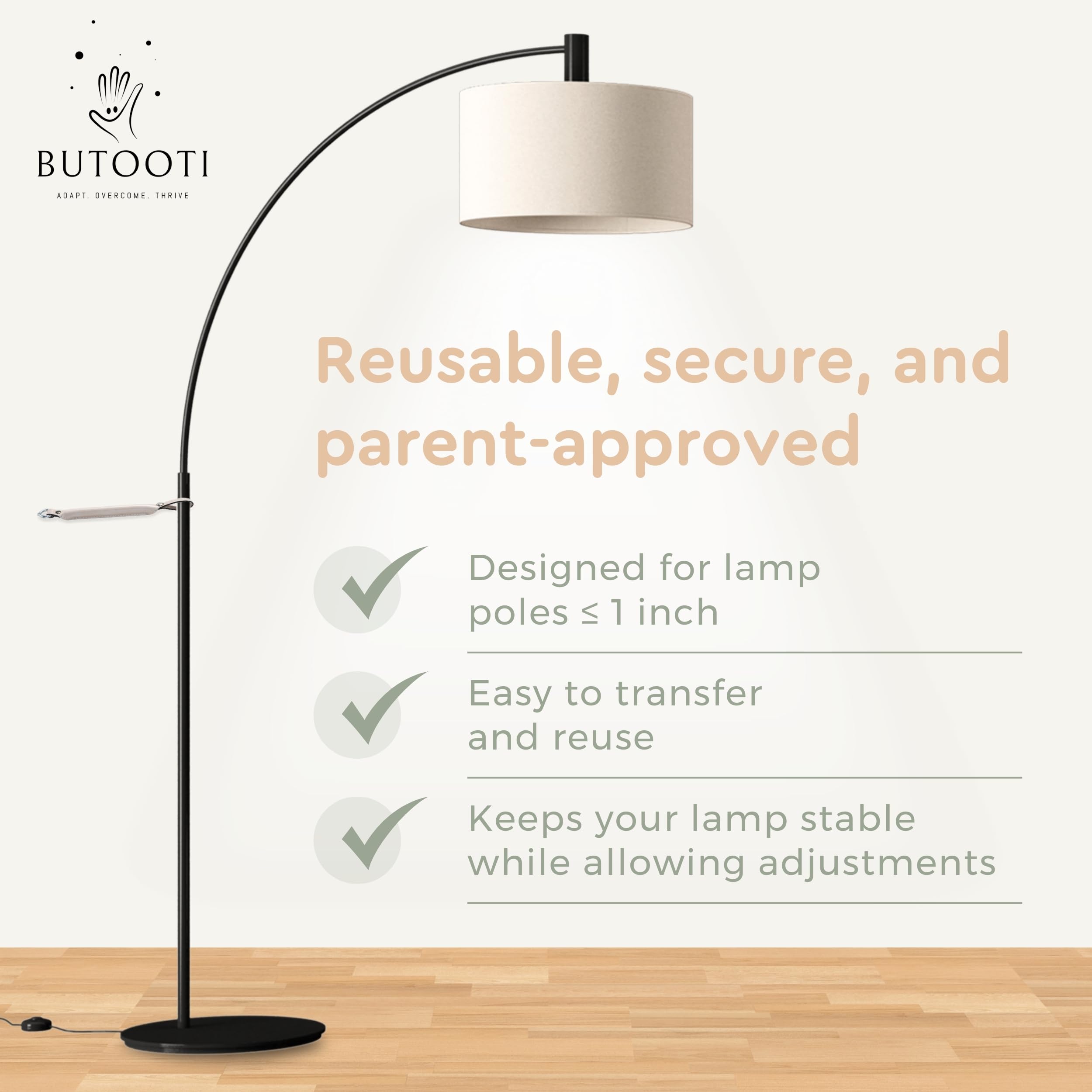 BUTOOTI Tumblenot discreet low-profile design blends with decor.