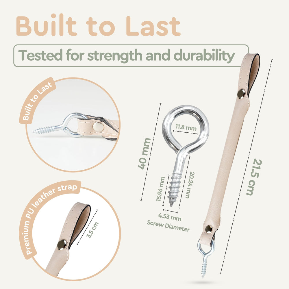 BUTOOTI Tumblenot wall-screws secure anchors into the wall for peace of mind.