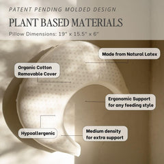 Butterr nursing pillow multifunctional-use: grows with baby for bonding, tummy time, and seating.