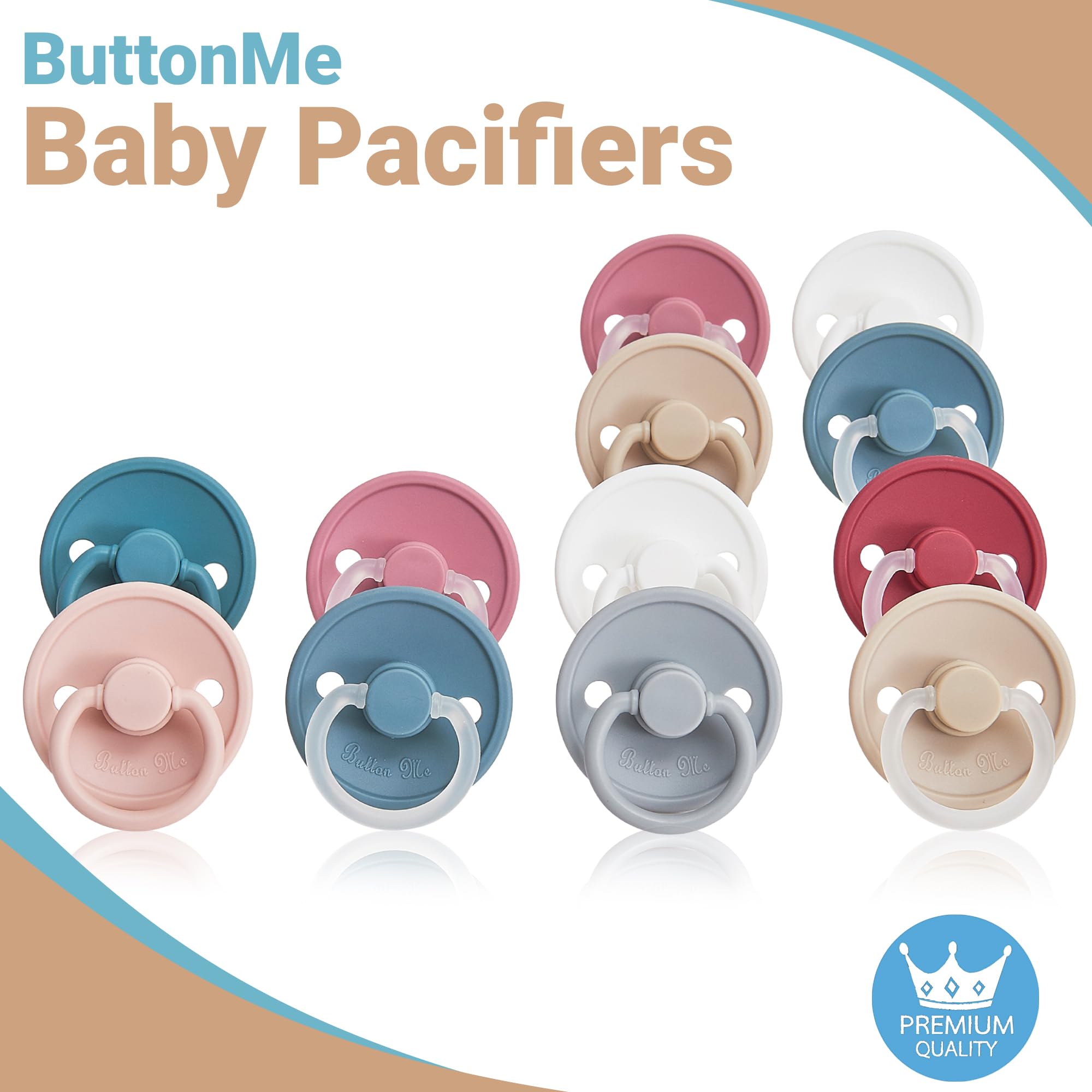 Button Me hygienic sterilization-ready pacifier supports easy cleaning while maintaining safety.