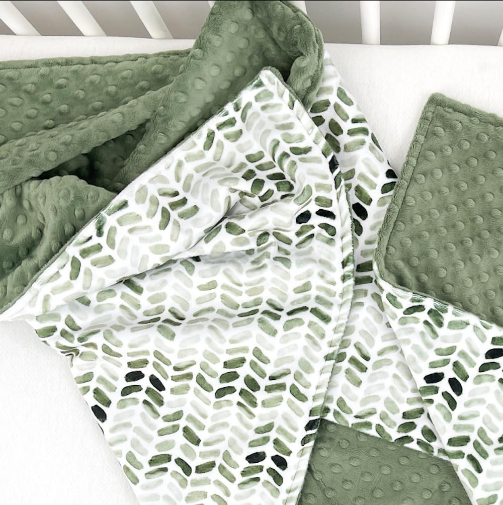 BUTTZO 30x40 inch blanket shown for swaddling and stroller use during outings
