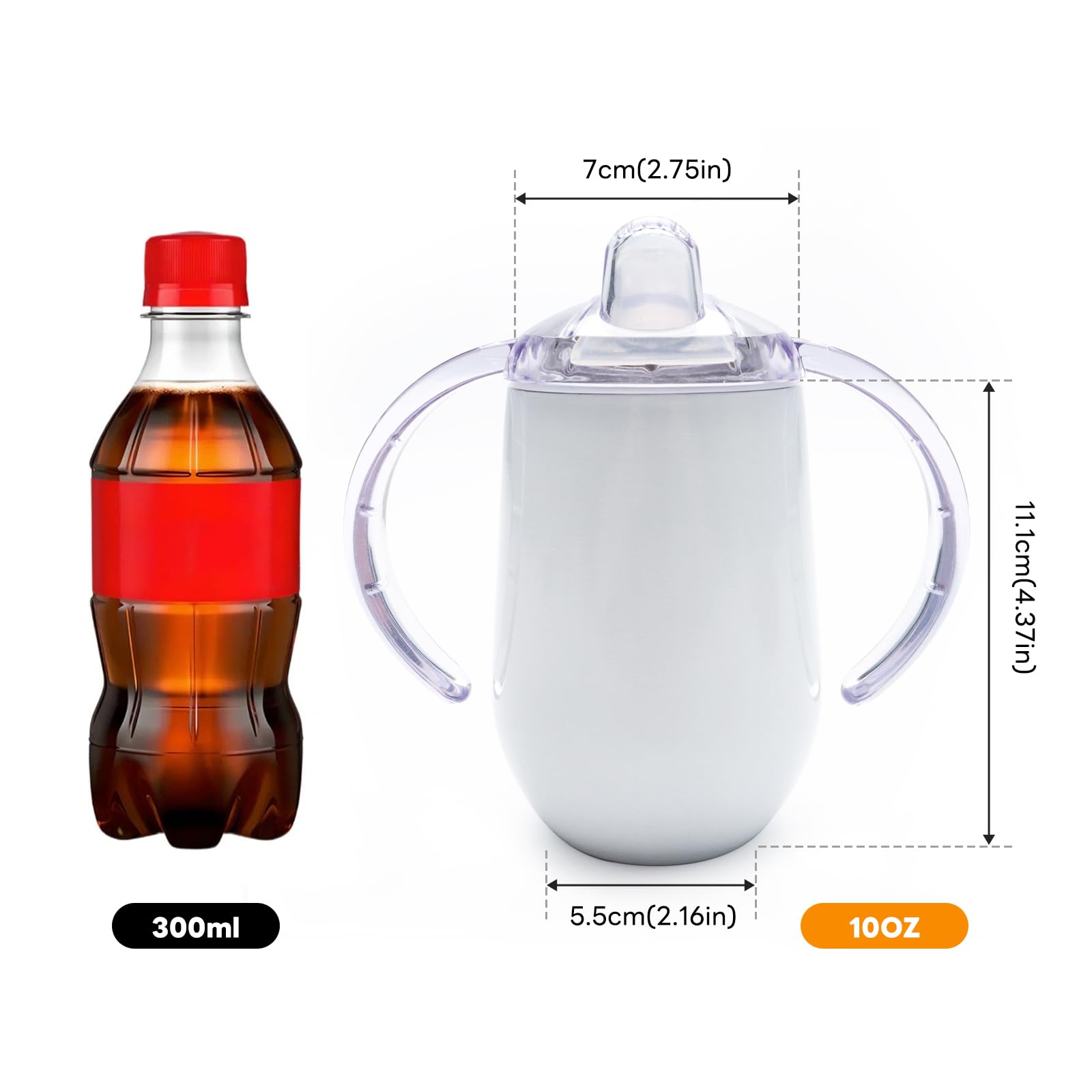 Buumin durable straw cup with kid-friendly design makes it easy to pack for adventures.