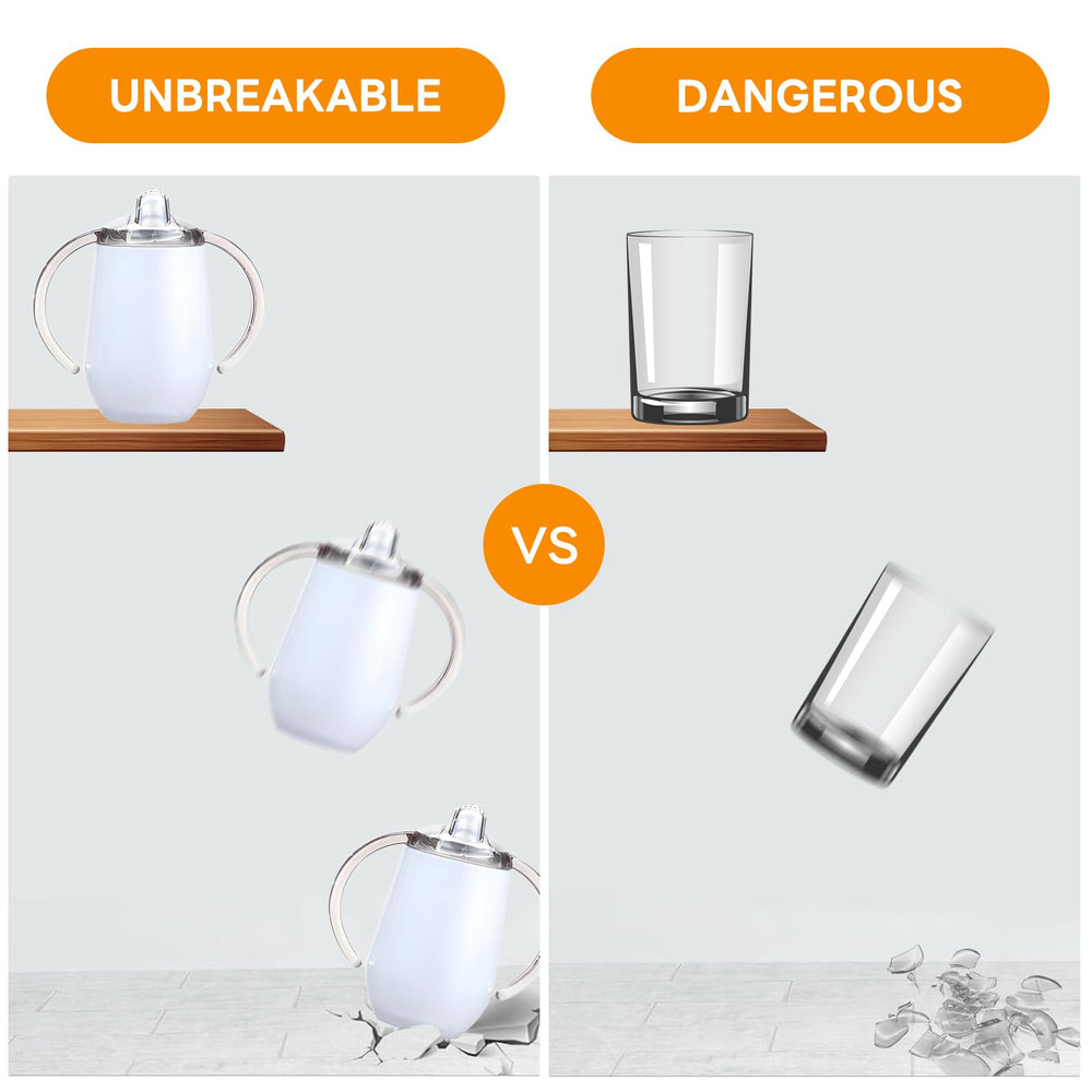 Buumin easy-grip handles support steady sipping for busy toddlers and caregivers.
