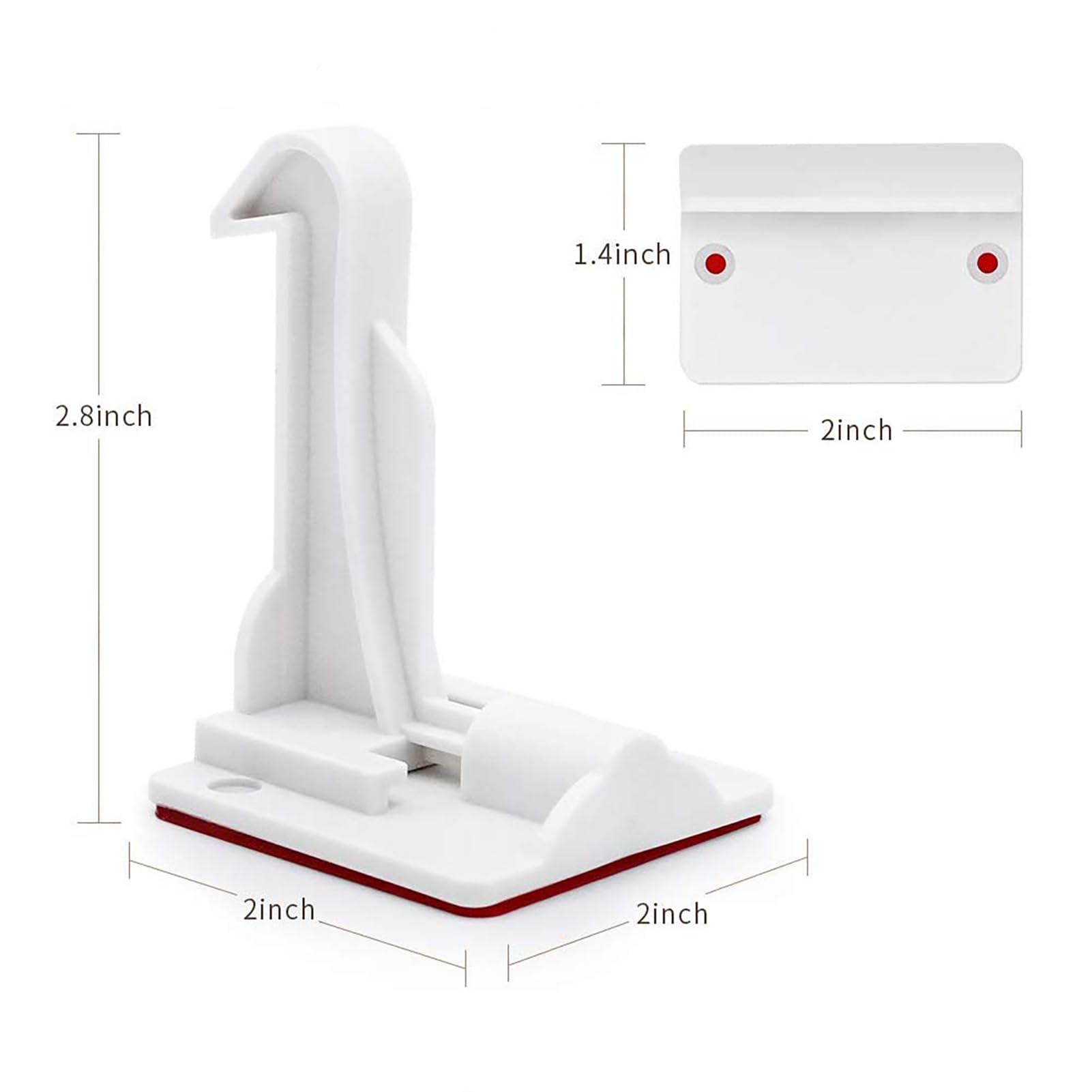 Buumook 8 pack countertop overhang compatibility enables flexible installation