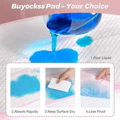 Buyockss pads fold compactly for travel and on-the-go changes.