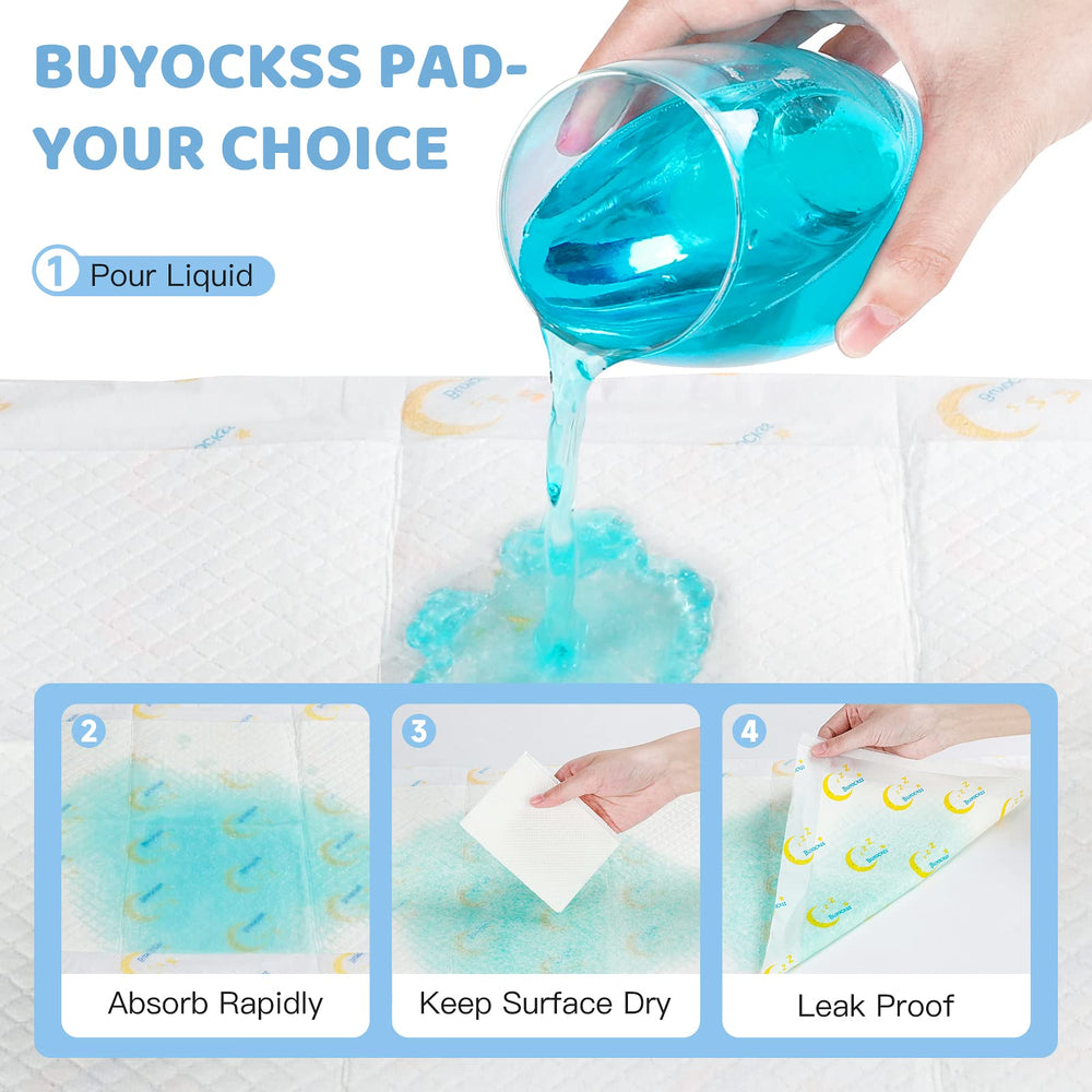 Buyockss baby changing pads on the go being used in a bag