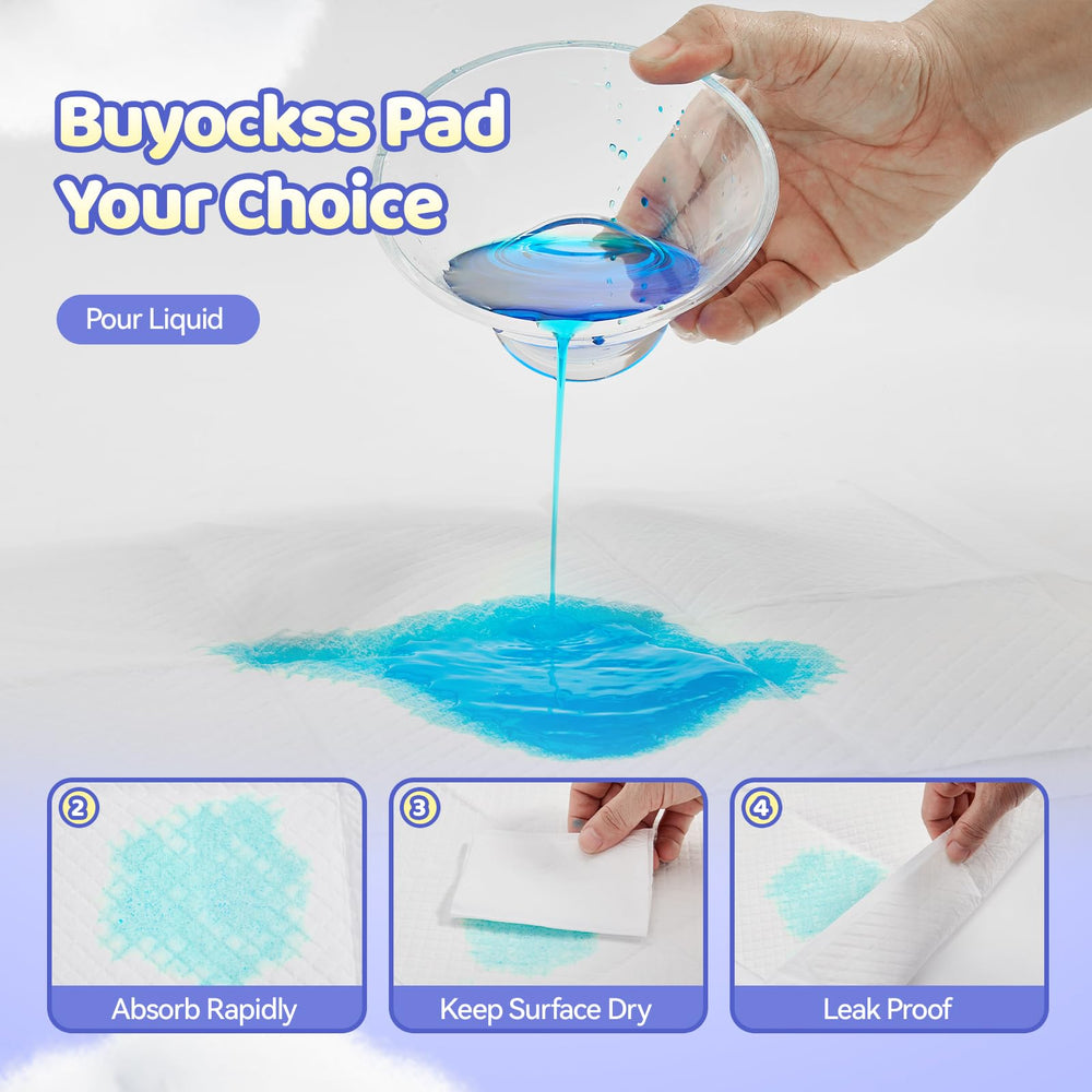 Buyockss changing pad liners waterproof back layer ensures surface protection against leaks.