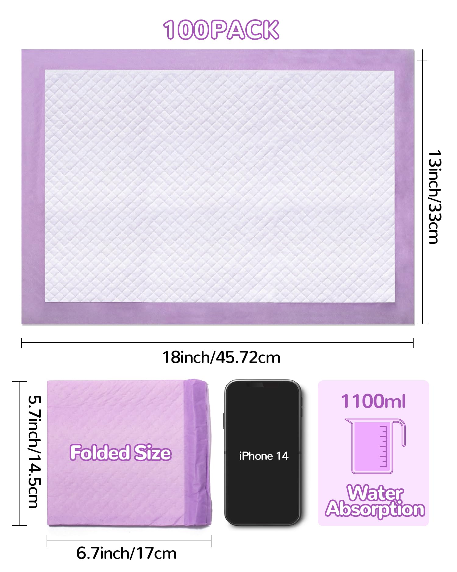 Buyockss multiple-use underpad on sofa and crate, keeping surfaces clean and dry.