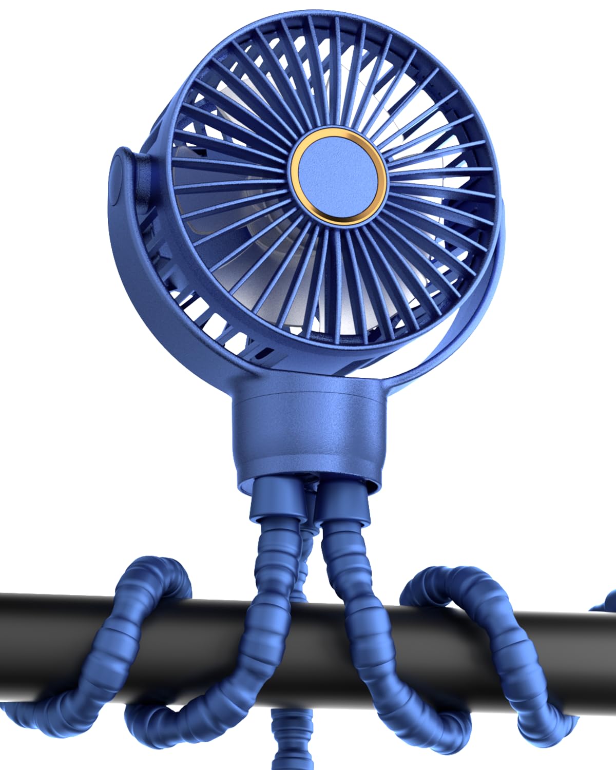 buywoo portable stroller fan clip-on keeps baby cool during outdoor walks.
