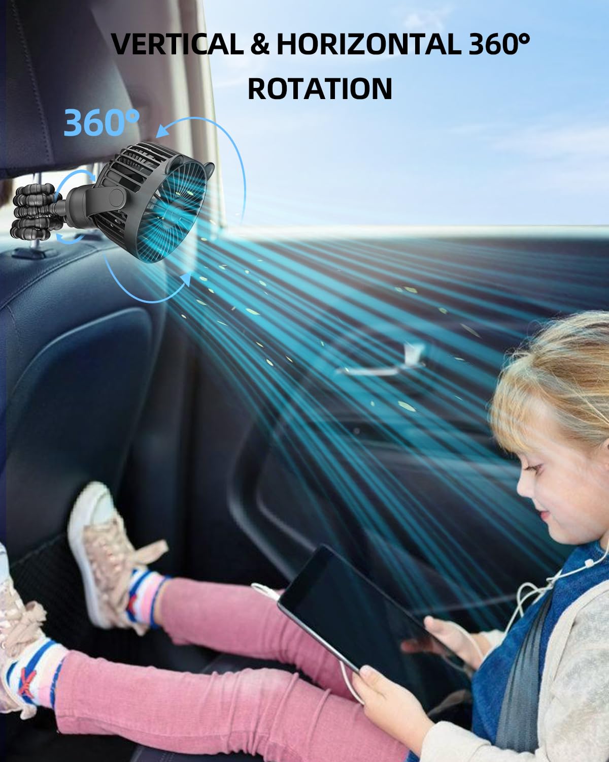 Buywoo quiet operation provides a gentle breeze without waking your little one