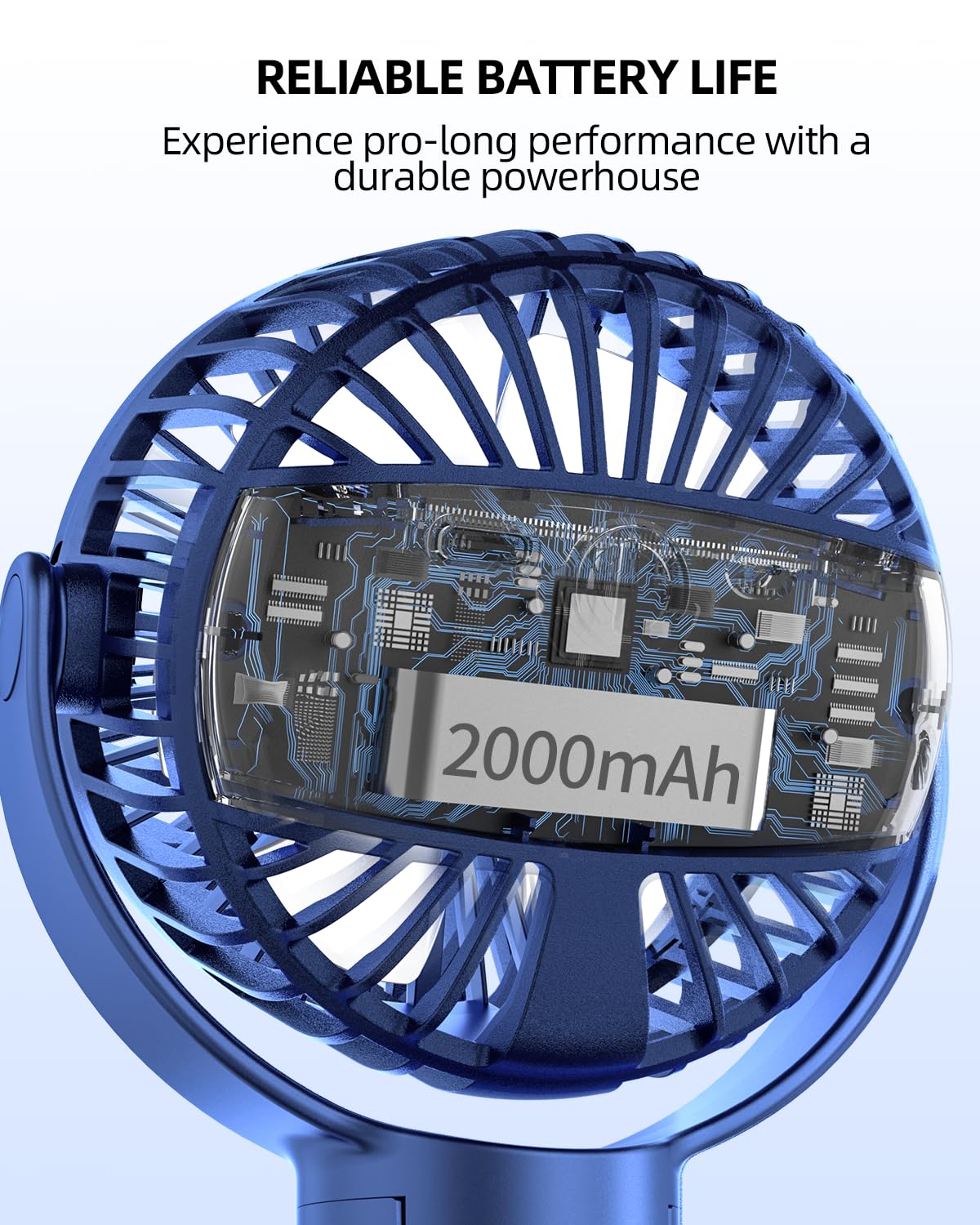 buywoo stroller fan battery-powered operates quietly with USB recharge for travel days.