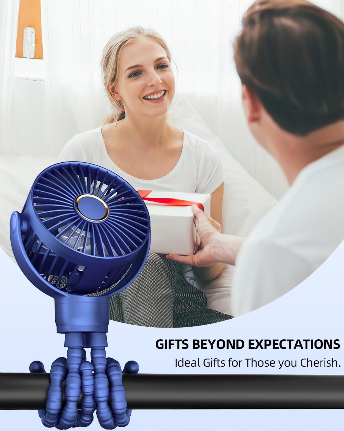 buywoo stroller fan durable-safe features high-quality materials with safe rounded edges.