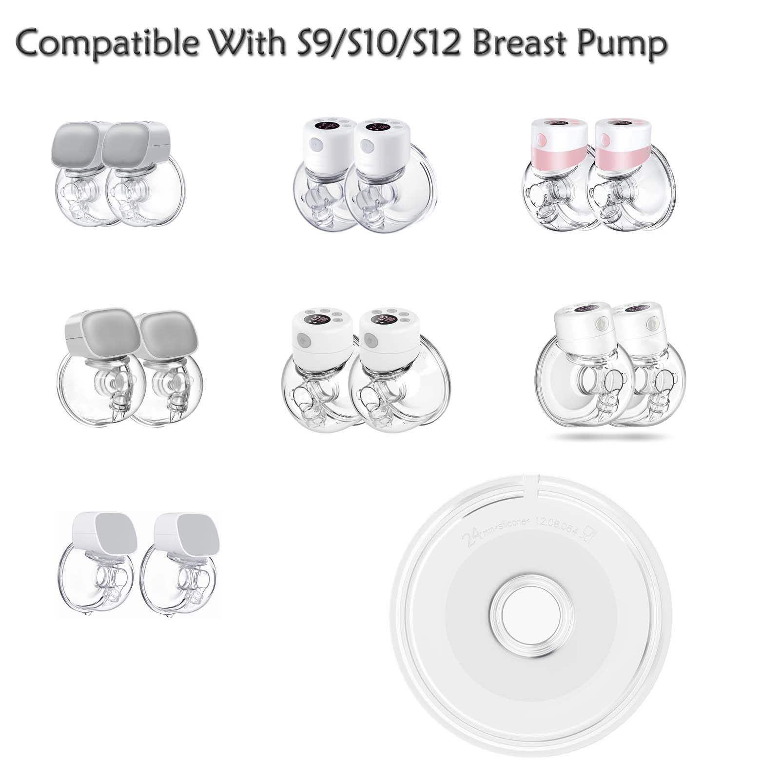Bwcece washable pump parts for quick cleanup after use.