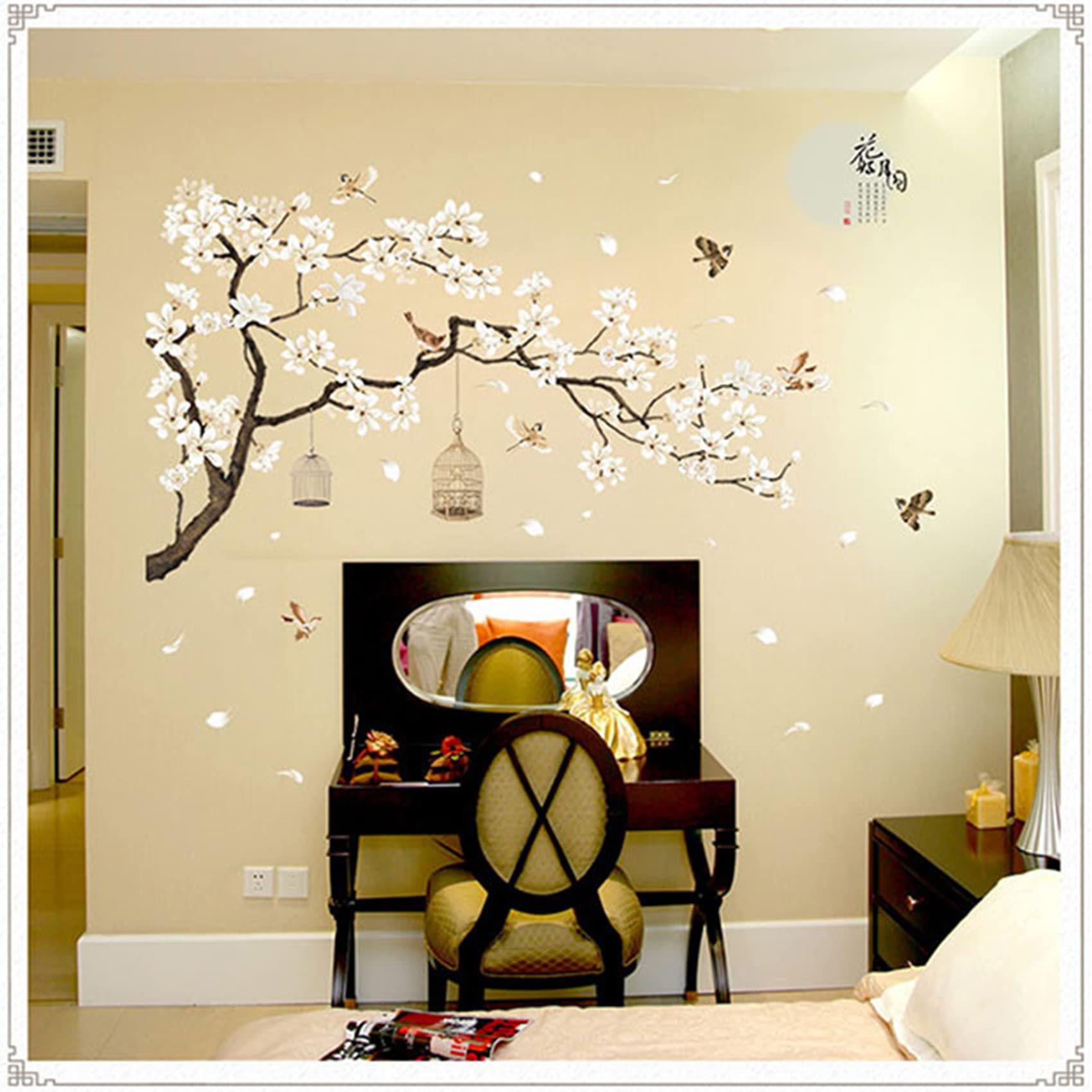 BWCXXZH Reusable wall decals suitable for renters and frequent redecoration ideas.