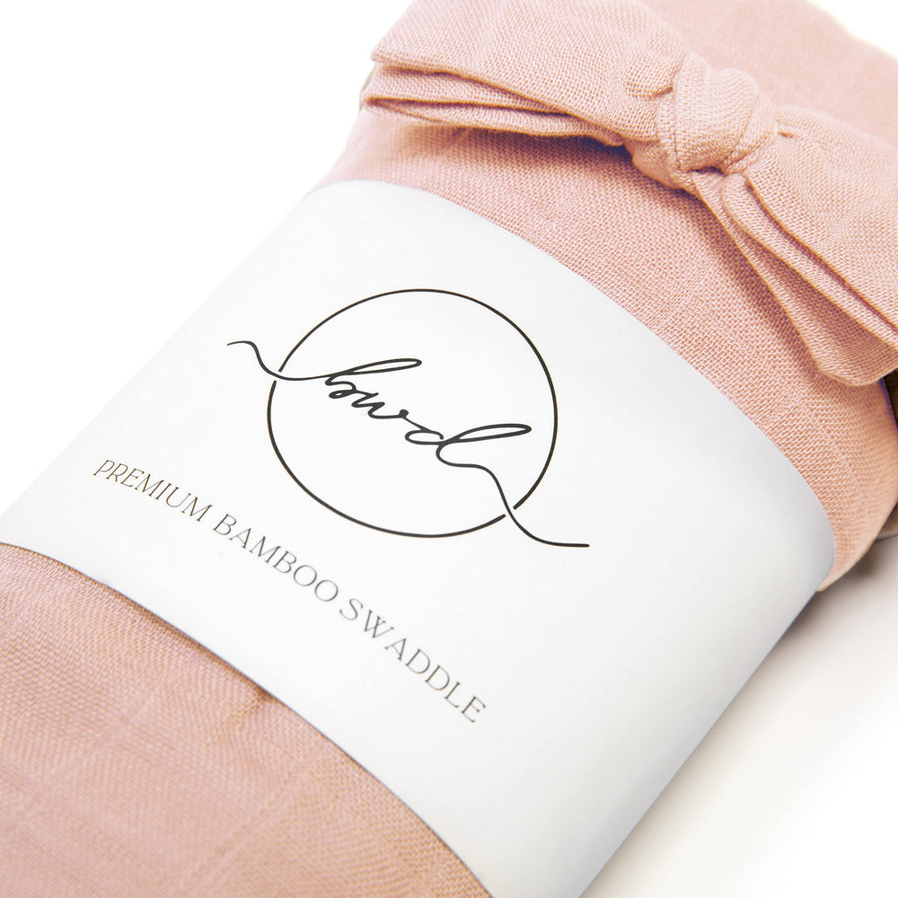 Baby Want Designs premium swaddle headband in dusty blush, perfect for coordinated newborn photography outfits.