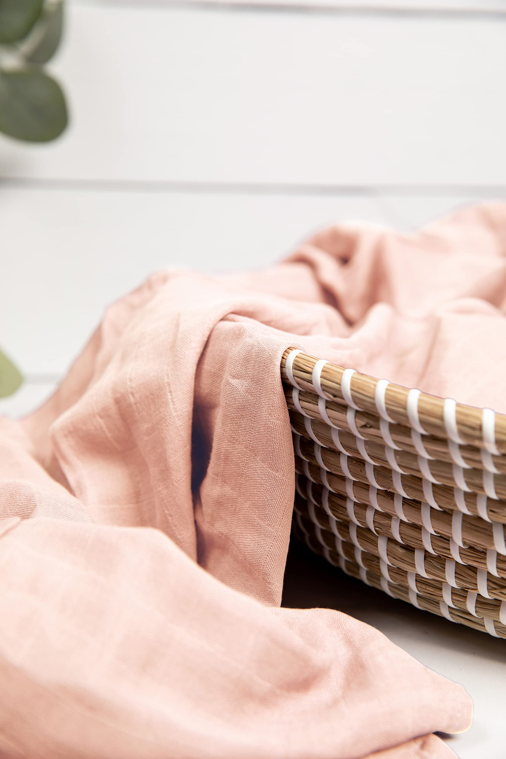 Baby Want Designs eco-friendly swaddle, sustainable materials supporting gentle baby care.