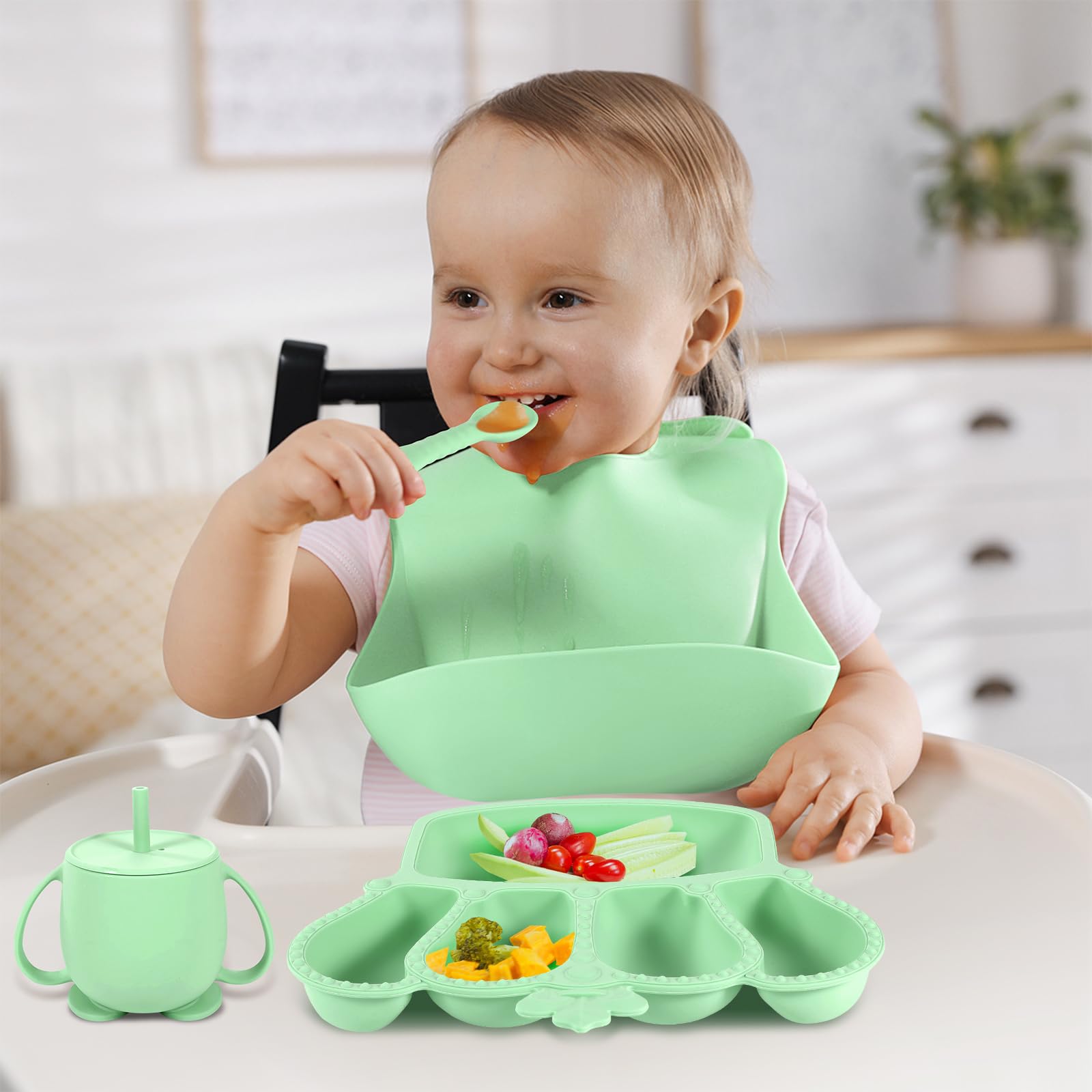 BXLL fruit feeder pacifier stores fresh or frozen treats safely
