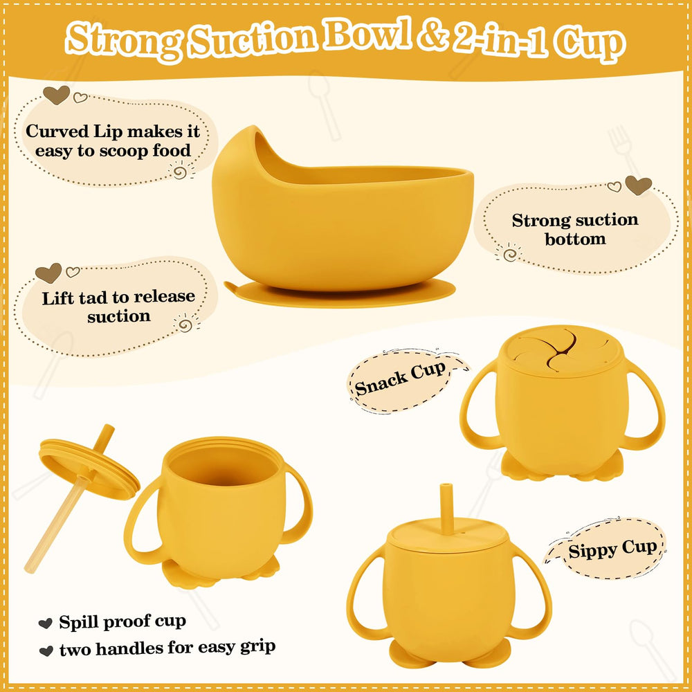 BXLL sippy cup with straw and lid supports independent drinking.