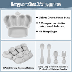  BXLL silicone bib with food catcher helps keep clothes clean at mealtime.