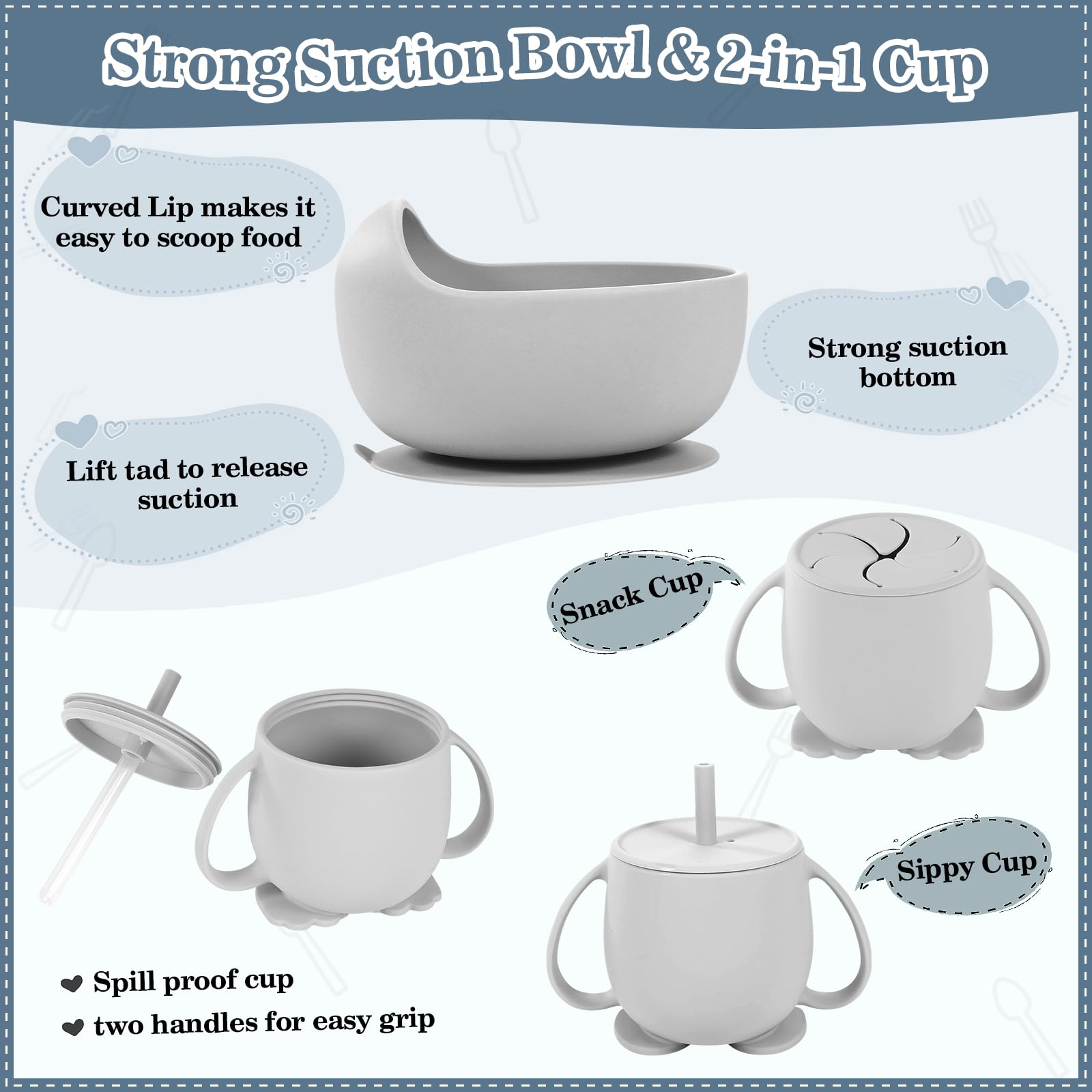  BXLL sippy cup with straw offers easy drinking for little hands.