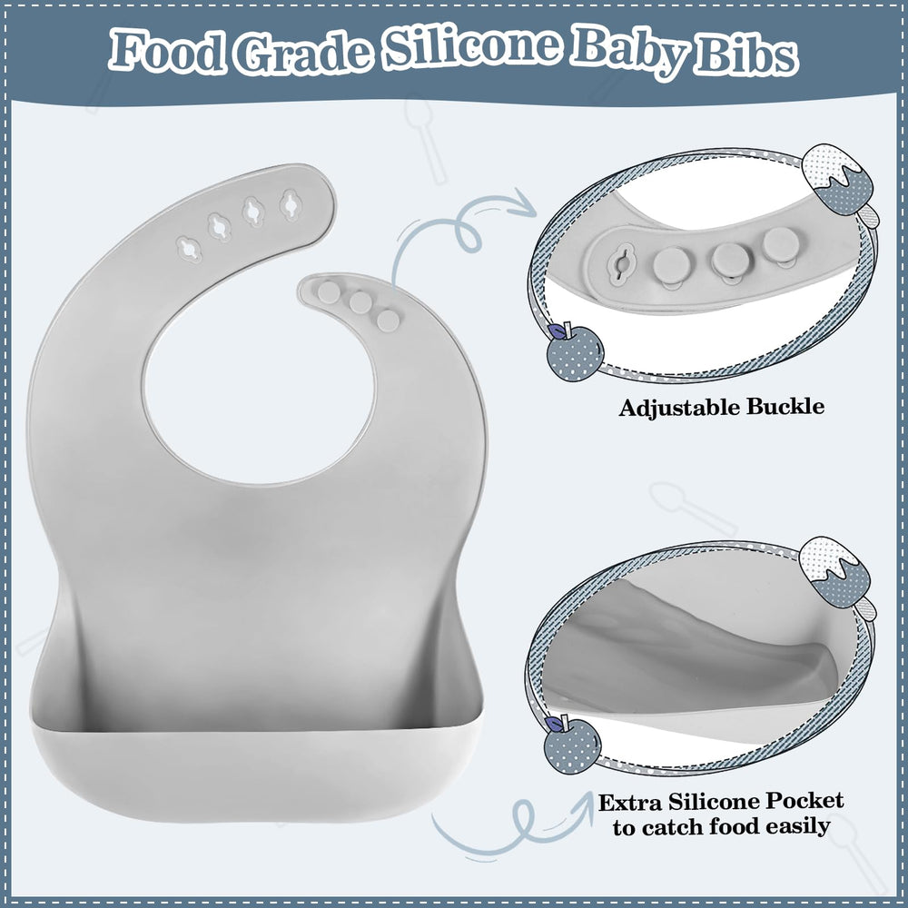  BXLL spoon and fork set designed for tiny hands and easy grasp.
