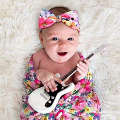 BxuanW swaddle blanket rose flower offers gentle warmth for 0-3 month babies