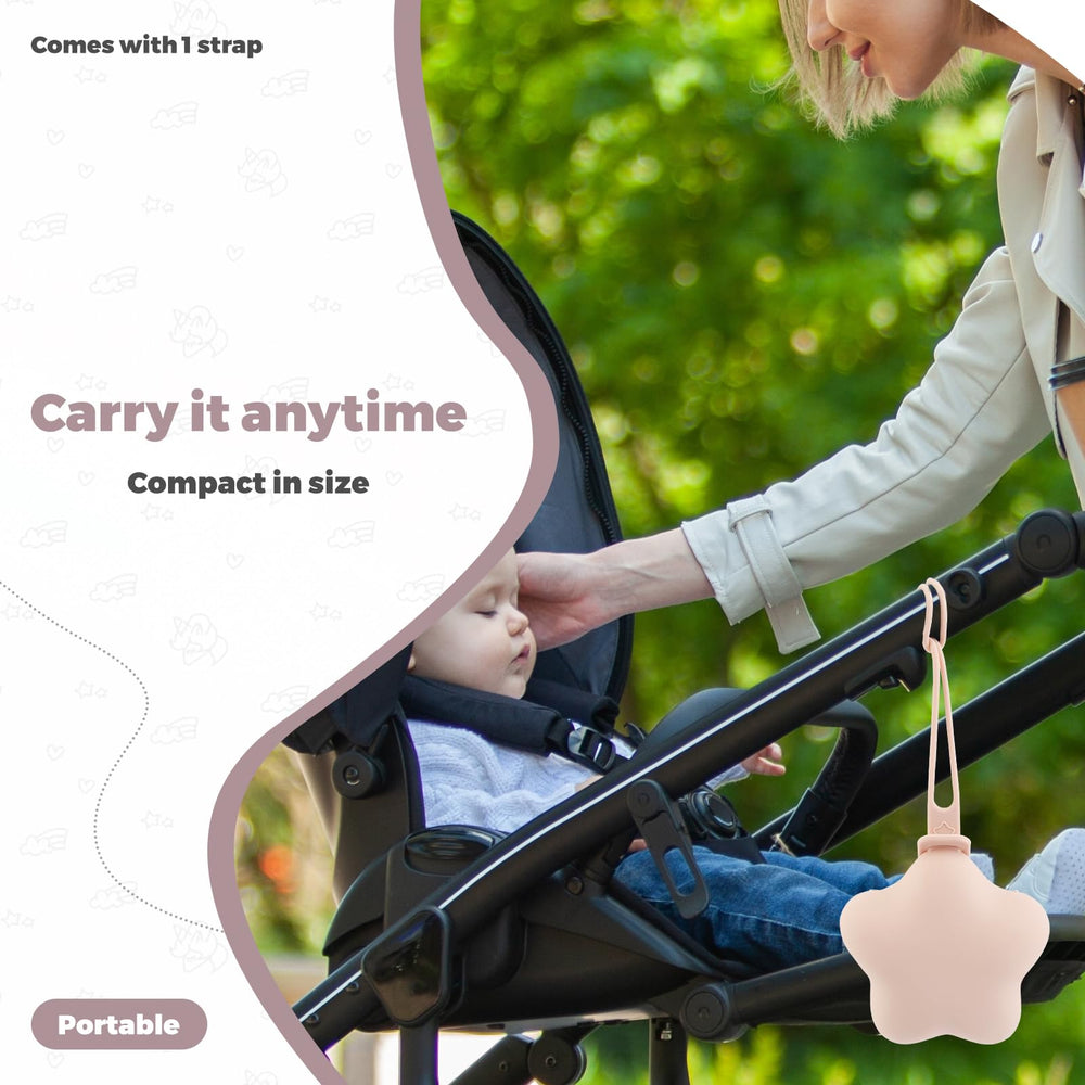 BXUYAOXMC easy-clean pacifier case – quick rinse maintains hygiene.